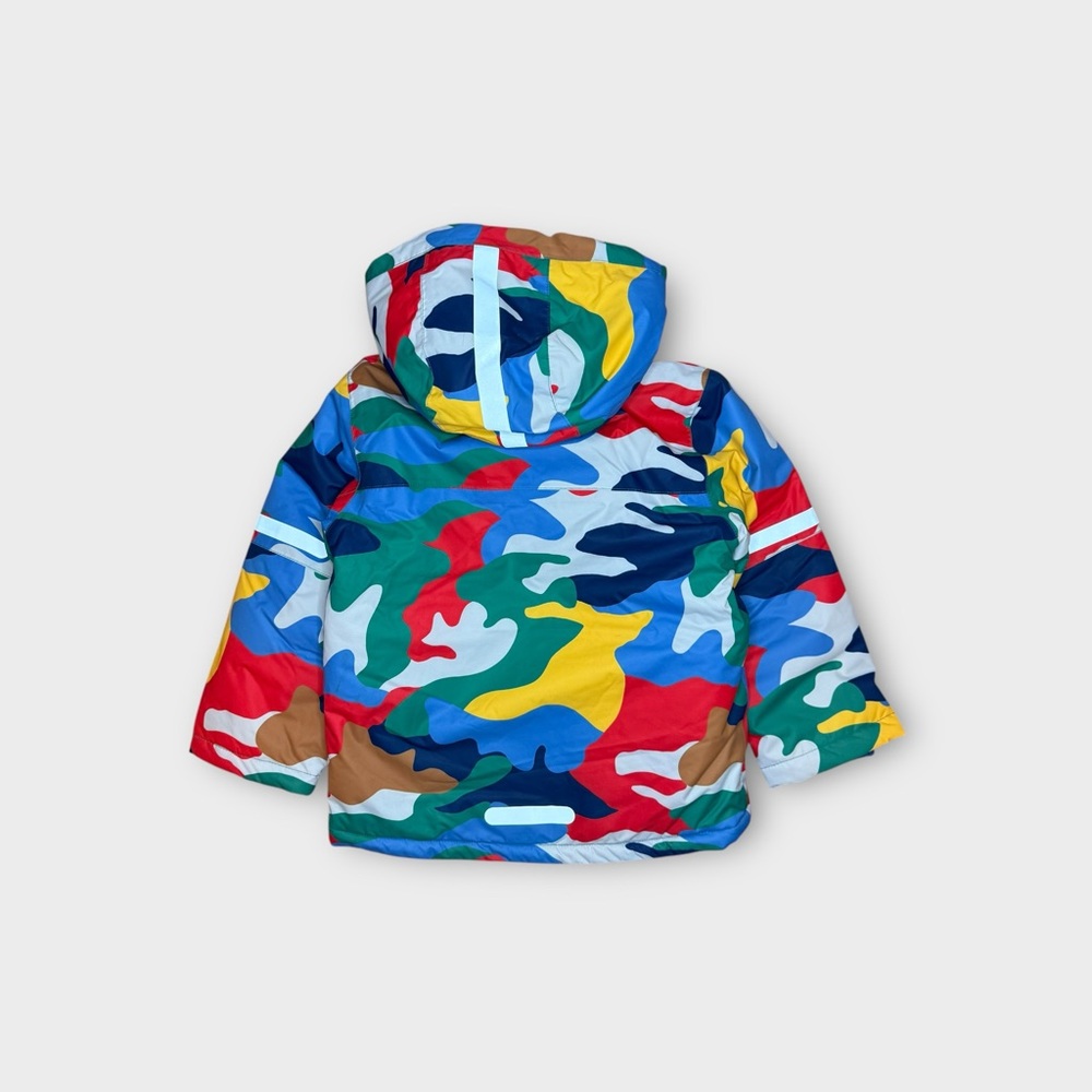 Mini Boden Colorful Camo Snow Ski Jacket & Blue Bib - Picture 5 of 10